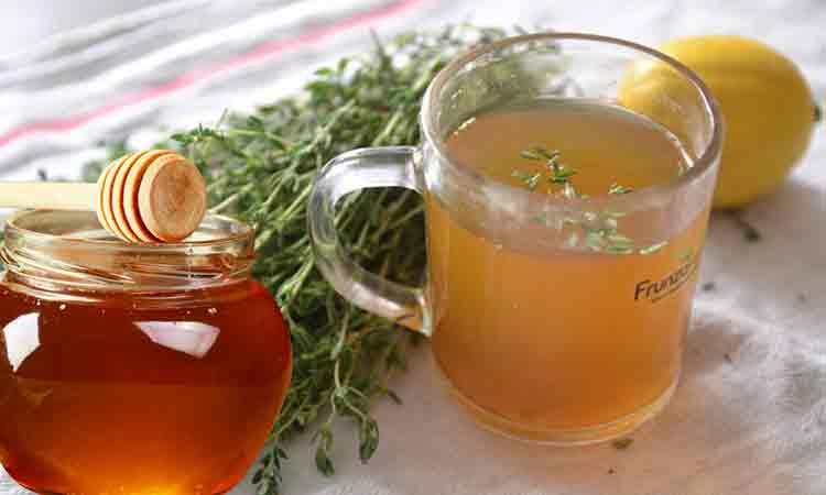 ceai cu lamaie si miere)