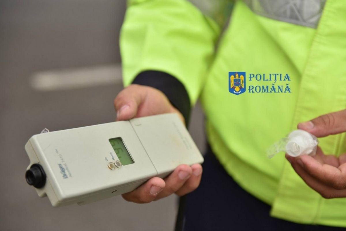 Acțiune a polițiștilor pentru prevenirea accidentelor rutiere pe fondul consumului de băuturi alcoolice și substanțe psihoactive