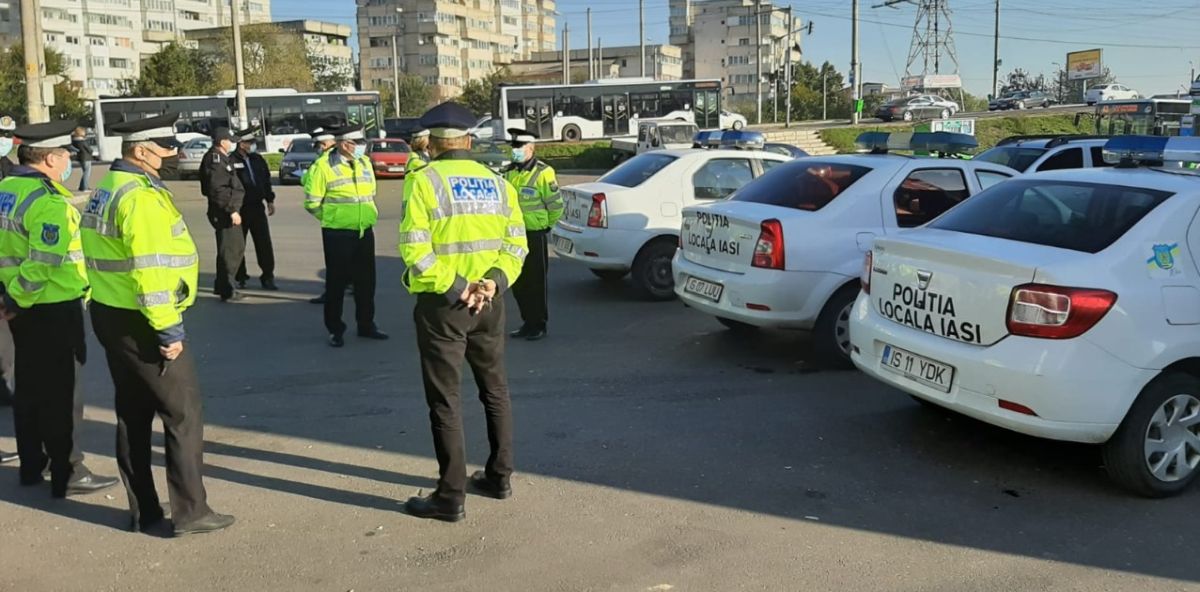 Gata cu joaca! Ieșenii care nu poartă mască de protecție atunci când ies din casă sunt amendați pe loc. Oamenii legii intervin cu echipaje mărite în parcuri și locurile aglomerate din Iași!