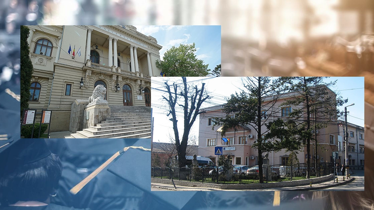 Ceremonia aniversară „160 de ani de învățămant universitar modern în România”, organizată de universitățile „Alexandru Ioan Cuza” și Națională de Arte „George Enescu”, la Iași