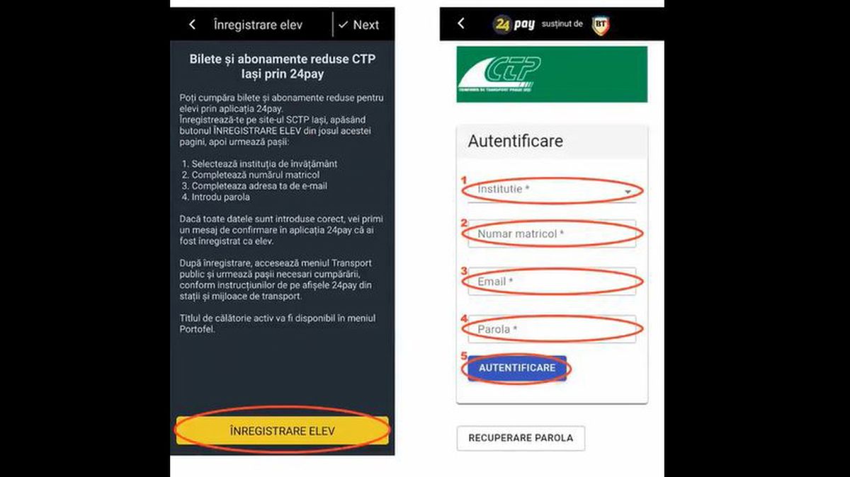 Doar o mie de elevi din municipiul Iași au procurat abonamente de la CTP prin aplicația online. Unele școli și licee au încărcat pe platforma doar datele profesorilor