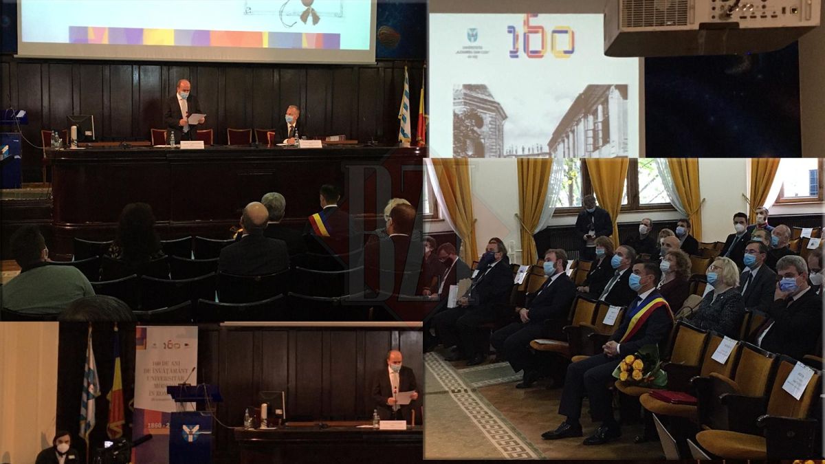 Secvență istorică pentru învățământul superior din România! „160 de ani de învățământ universitar modern în Romania”, eveniment organizat de universitățile „Cuza” și „George Enescu” – GALERIE FOTO, VIDEO