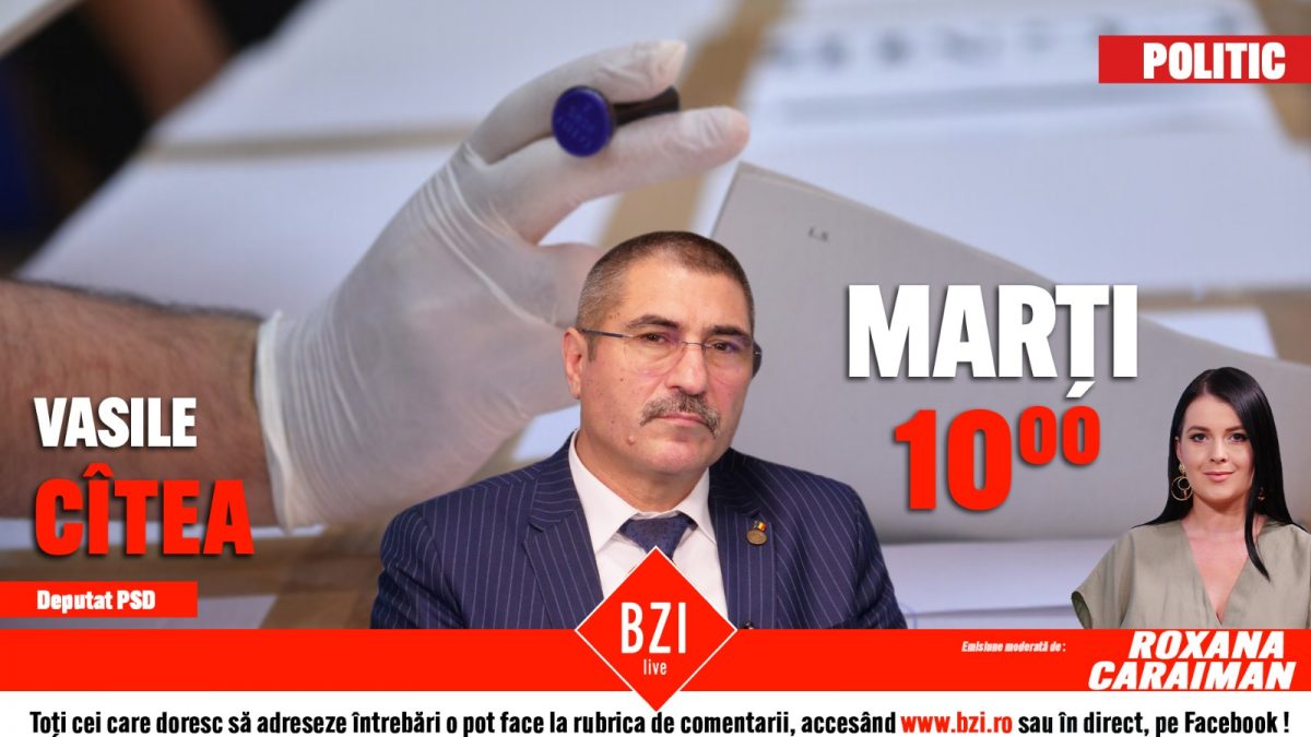 Ultima săptămână de campanie! În data de 6 decembrie, duminică, au loc alegerile parlamentare. Vasile Cîtea, deputat PSD, vine la BZI LIVE pentru a prezenta proiectele pe care le va propune ca membru al Camerei Deputaților
