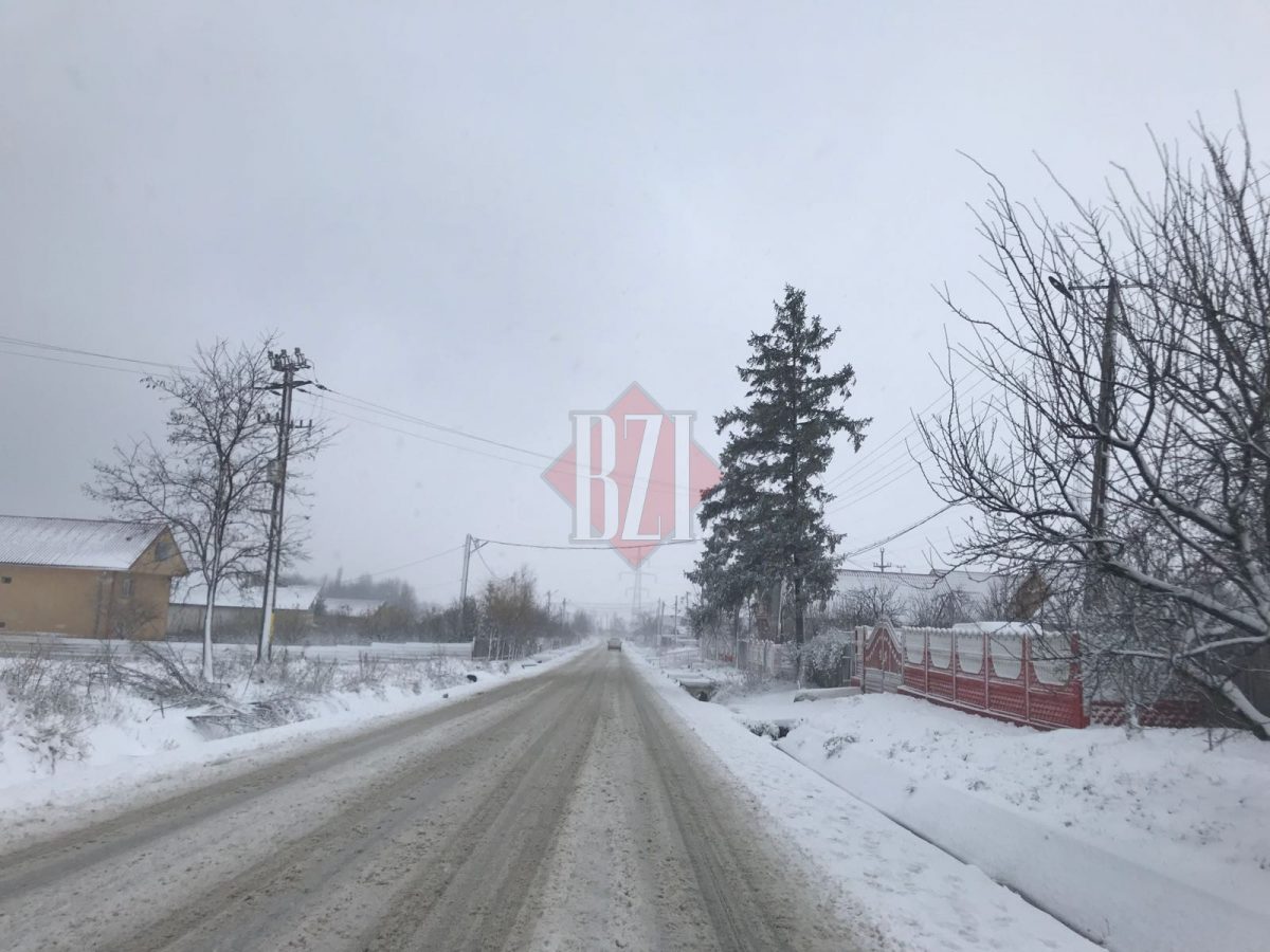 Ninge în judeţul Iași. Autospecialele de deszăpezire acţionează pe mai multe drumuri judeţene și naţionale