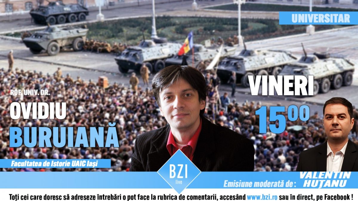 De la democraţie la totalitarism, de-a lungul secolul al XX-lea, in Romania! Pericolul extremismului si a dictaturii pentru lumea contemporana, intr-un dialog aparte alaturi de conf. univ. dr. Ovidiu Buruiana, Facultatea de Istorie a UAIC Iasi
