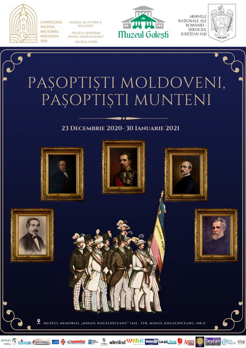 Expoziţia „Pașoptiști moldoveni, pașoptiști munteni”