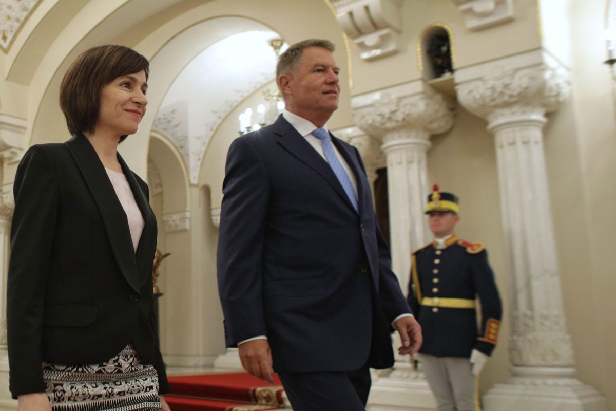 Klaus Iohannis, vizită oficială la Chișinău. Acesta s-a întâlnit cu omologul său moldovean Maia Sandu