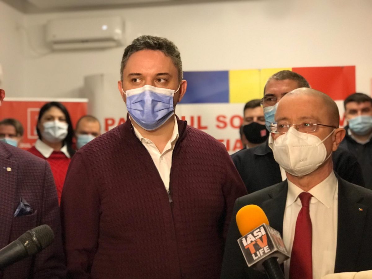 Marius Ostaficiuc și Tudor Ciuhodaru, declarații de la sediul PSD Iași. Ce au spus despre rezultatele alegerilor parlamentare – FOTO, VIDEO