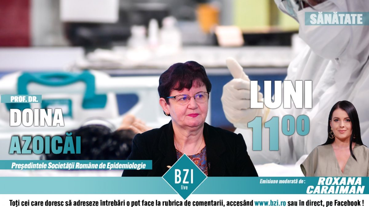 Românii sunt printre cei mai reticienți europeni în ce privește vaccinul anti-COVID-19. Prof. dr. Doina Azoicăi, președintele Societății Române de Epidemiologie, vine la BZI LIVE pentru a vorbi despre noutățile serului care ne poate proteja de noul coronavirus.