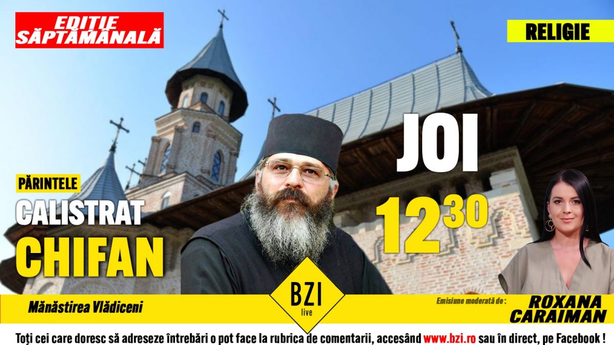 Mesajul către credincioși al părintelului Calistrat Chifan de la Mănăstirea Vlădiceni din Iași pentru noul an. Intră pe BZI LIVE pentru a vedea ce spuneîndrăgitul duhovnic despre 2021