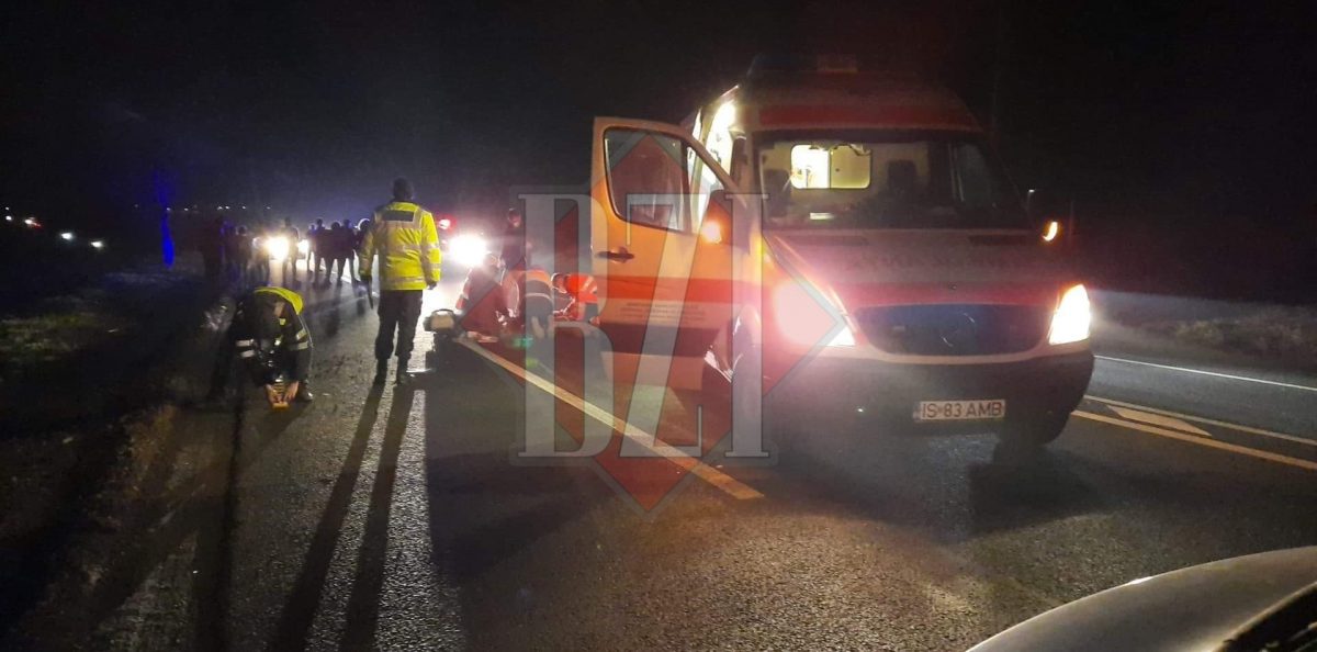 Încă un accident rutier grav la Iași! Un pieton a fost spulberat pe Drumul European! Medicii au început manevrele de resuscitare – EXCLUSIV