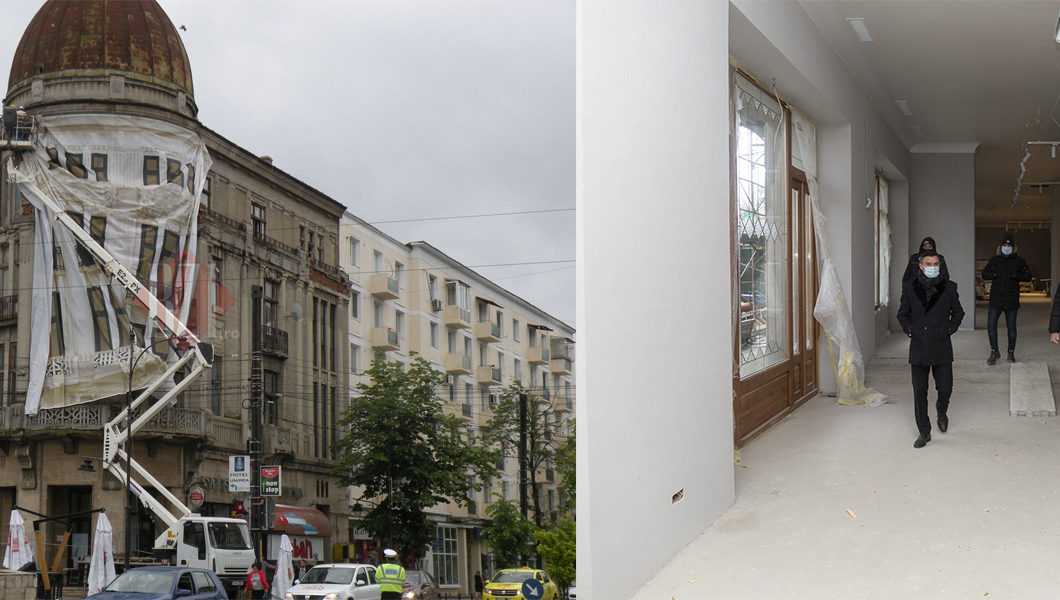 Imagini senzationale cu interiorul Palatului Braunstein! Iată cum decurg lucrările – FOTO