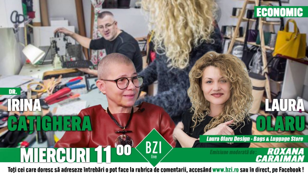 Povestea unui business cu incălțăminte, genți și accesorii din piele naturală. Laura Olaru, fondatoarea afacerii, și dr. Irina Cațighera, împătimită a modei, vorbesc la BZI LIVE despre brand
