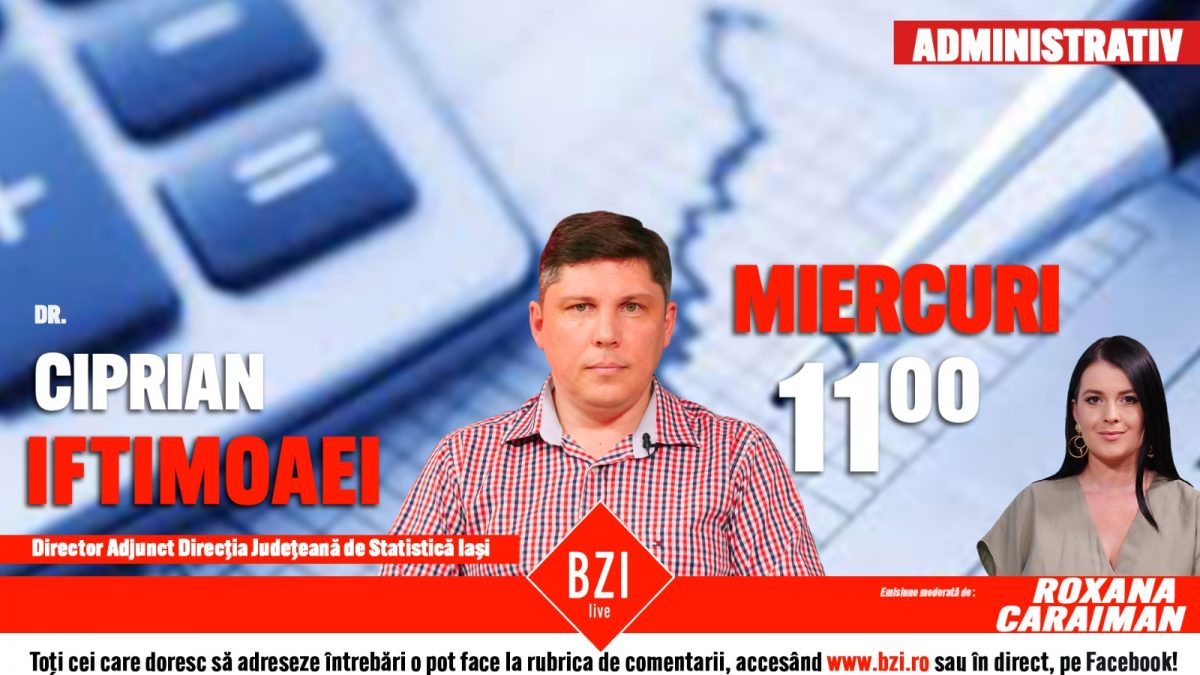 Cum se prezintă natalitatea și mortalitatea în plină pandemie de Covid-19? Ciprian Iftimoaei, directorul adjunct al Direcției Județene de Statistică Iași, furnizează date importante în privința evoluției principalelor fenomene demografice