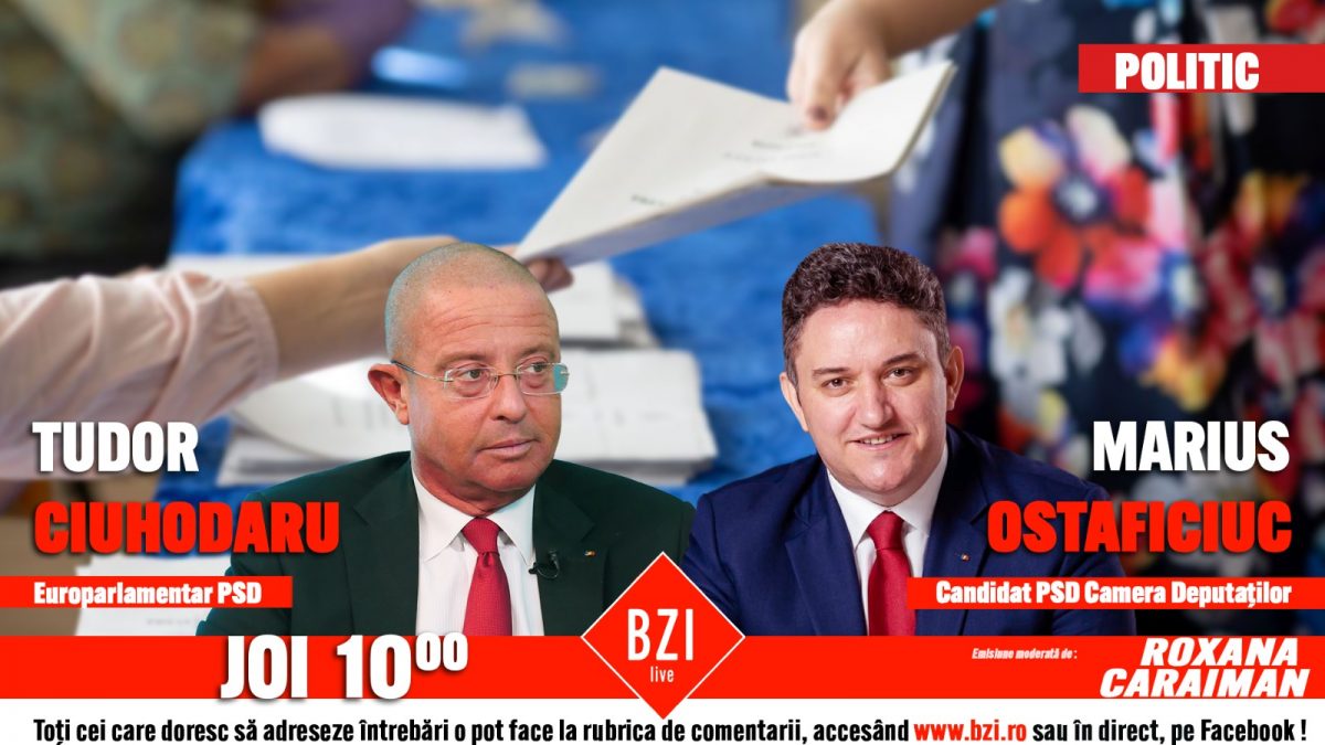 Alegeri parlamentare 2020. Află care sunt proiectele propuse de dr. Tudor Cihodaru, europarlamentar PSD și Marius Ostaficiuc, candidat PSD pentru Camera Deputaților la BZI LIVE
