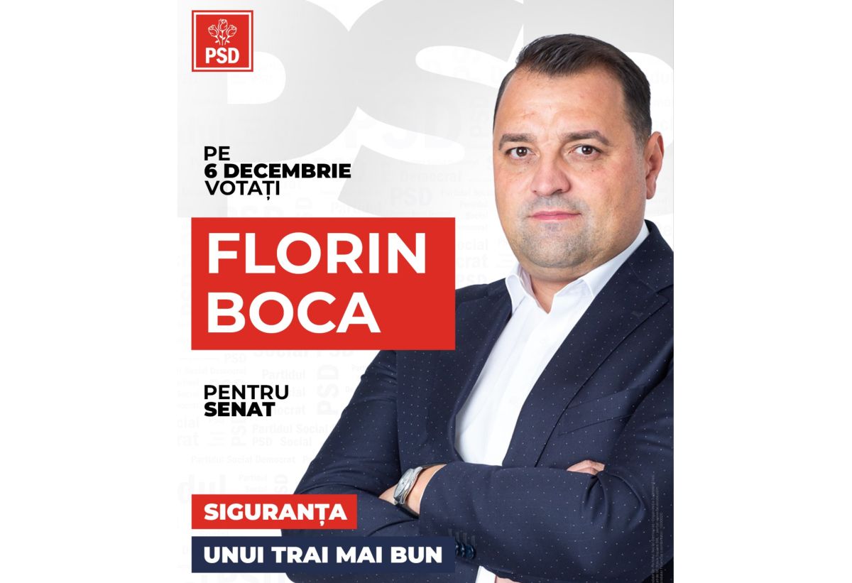 Florin Boca, Senatul României: „Trăim o perioadă în care prioritate au fără îndoială sănătatea oamenilor și siguranța zilei de mâine”
