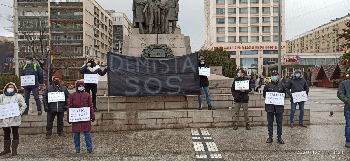 Incredibil! Angajaţii ONRI sunt ameninţaţi că vor fi daţi afară din cauza protestelor. Artiştii nu sunt speriaţi şi continuă manifestările – FOTO/ VIDEO