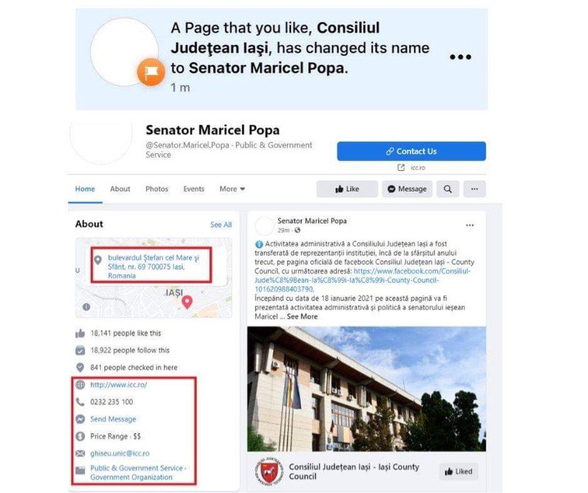 Anchetă internă la CJ Iași după furtul paginii instituției de către Maricel Popa