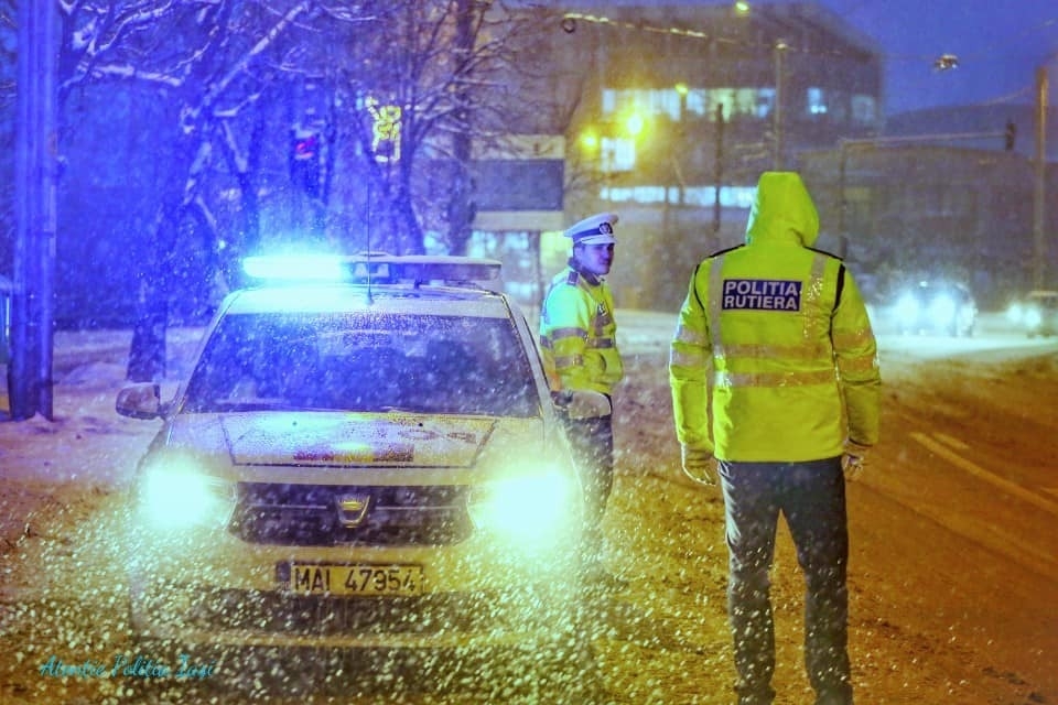 Ninge la Iași! Iată recomandările date șoferilor de Poliția Rutieră Iași
