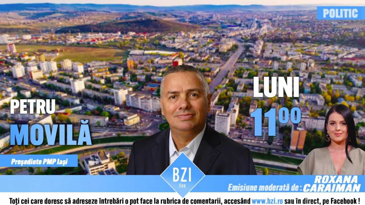 Discuţii despre campania de vaccinare Covid-19 şi proiectele întârziate ale Iaşului. Petru Movilă revine la BZI LIVE
