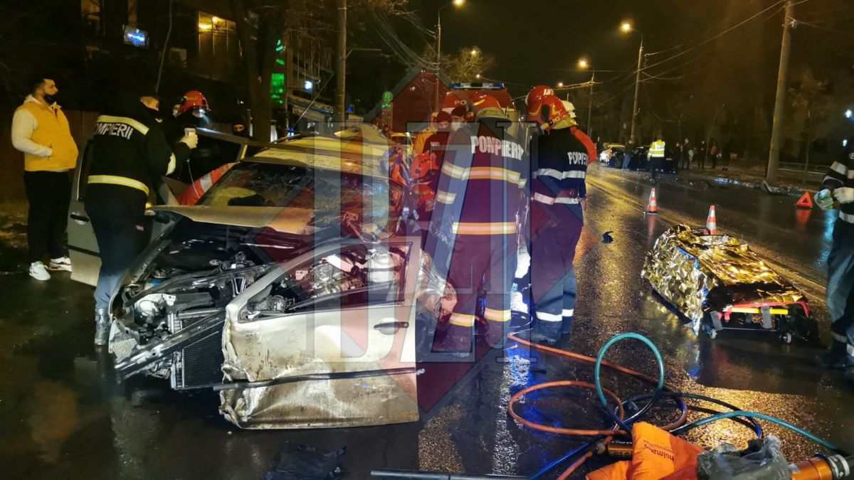 Imagini surprinse pe camerele de supraveghere cu momentul impactului din Bucium – Exclusiv