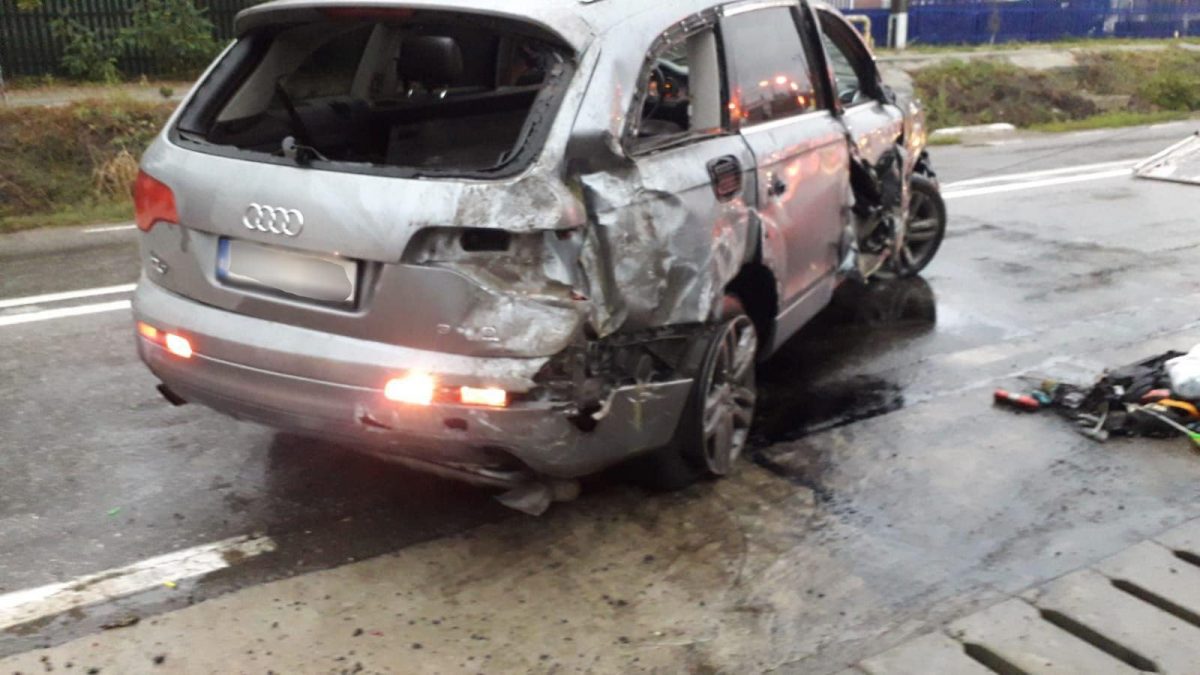 Accident rutier mortal la Iași! O femeie a decedat după ce a fost lovită din plin de un autoturism EXCLUSIV