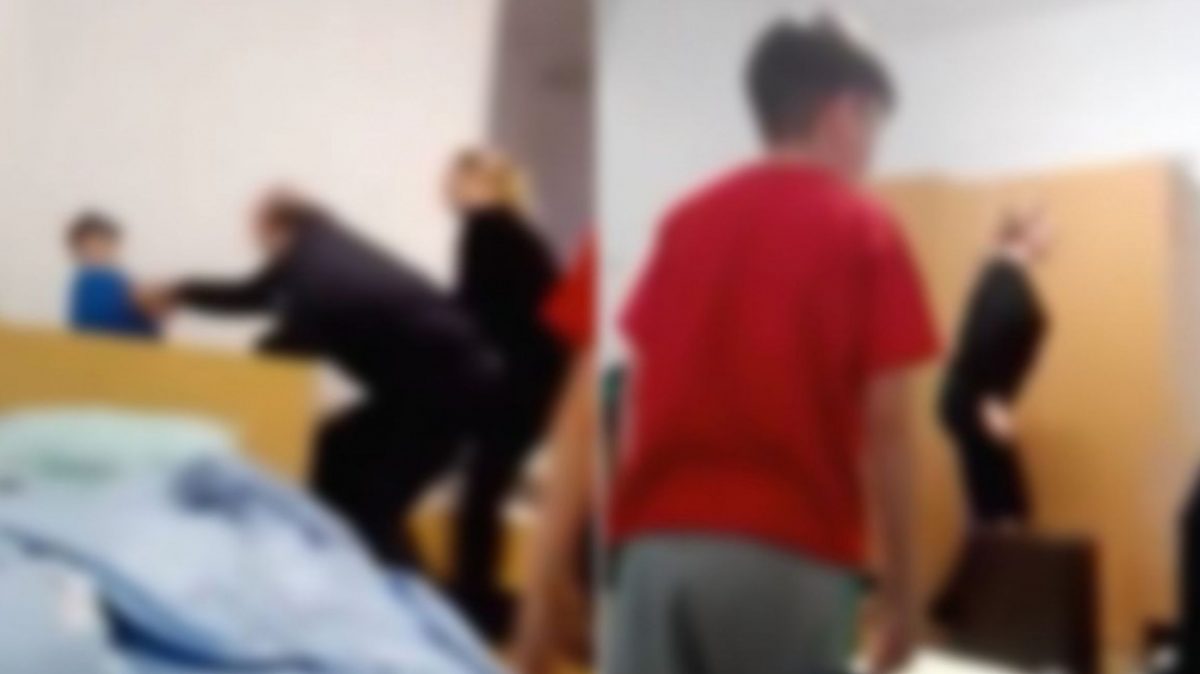 Copil bătut şi ameninţat cu „Salvarea” pentru că sărea în pat, într-un centru de plasament din Voluntari – VIDEO