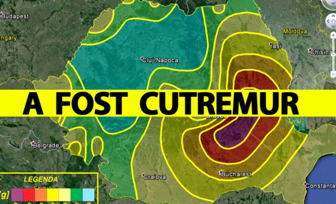 Cutremur în România. Unde s-a produs şi ce magnitudine a avut seismul