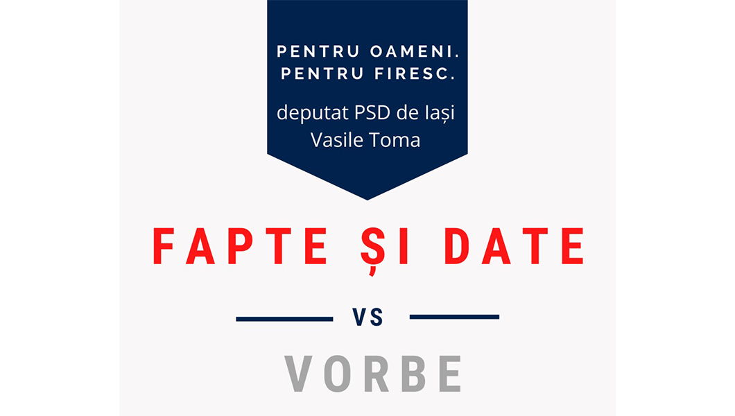 Deputat Vasile Toma: Raport de țară: 11- 17 ianuarie 2021 (P)