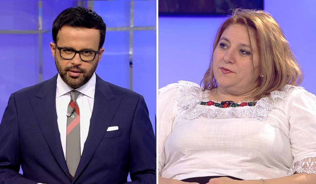 Diana Şoşoacă, dată afară de Mihai Gâdea din platoul emisiunii Sinteza Zilei