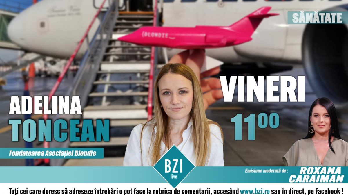 Adelina Toncean, îngerul copiilor bolnavi, transportă cu avioane închiriate toți micuții care au nevoie urgentă de tratament în străinătate. Fondatoarea Asociației Blondie își spune povestea la BZI LIVE