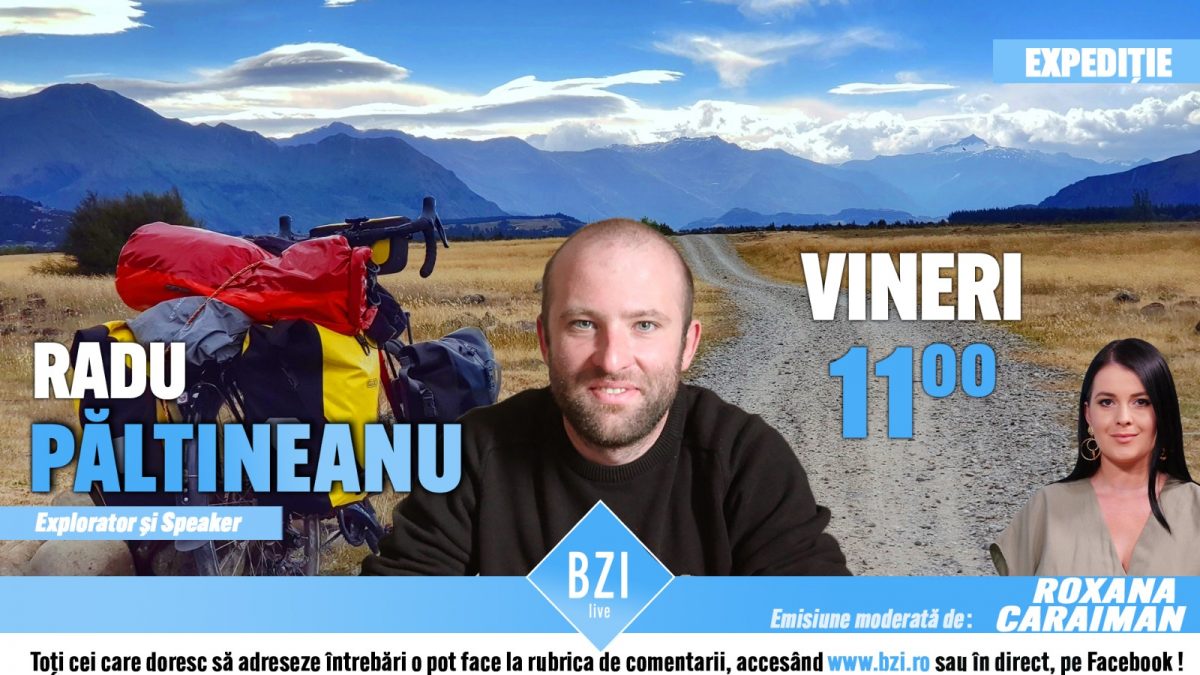 Radu Păltineanu, primul român care a traversat pe bicicletă cele două Americi, acum străbate Noua Zeelandă și vorbește la BZI LIVE despre expediția în care s-a aventurat