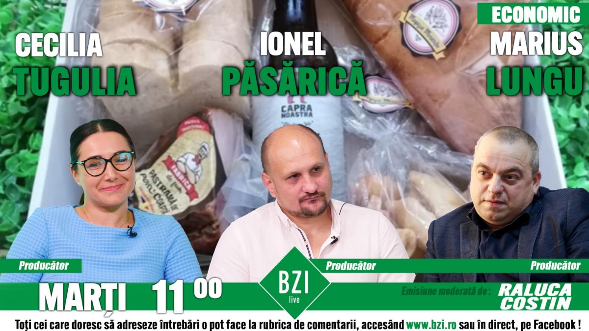 Detalii despre cea mai nouă asociație a producătorilor din Iaşi, numai la BZI LIVE. Producătorii Cecilia Tugulia, Marius Lungu și Ionel Păsărica vor discuta despre planurile asociației, din anul 2021
