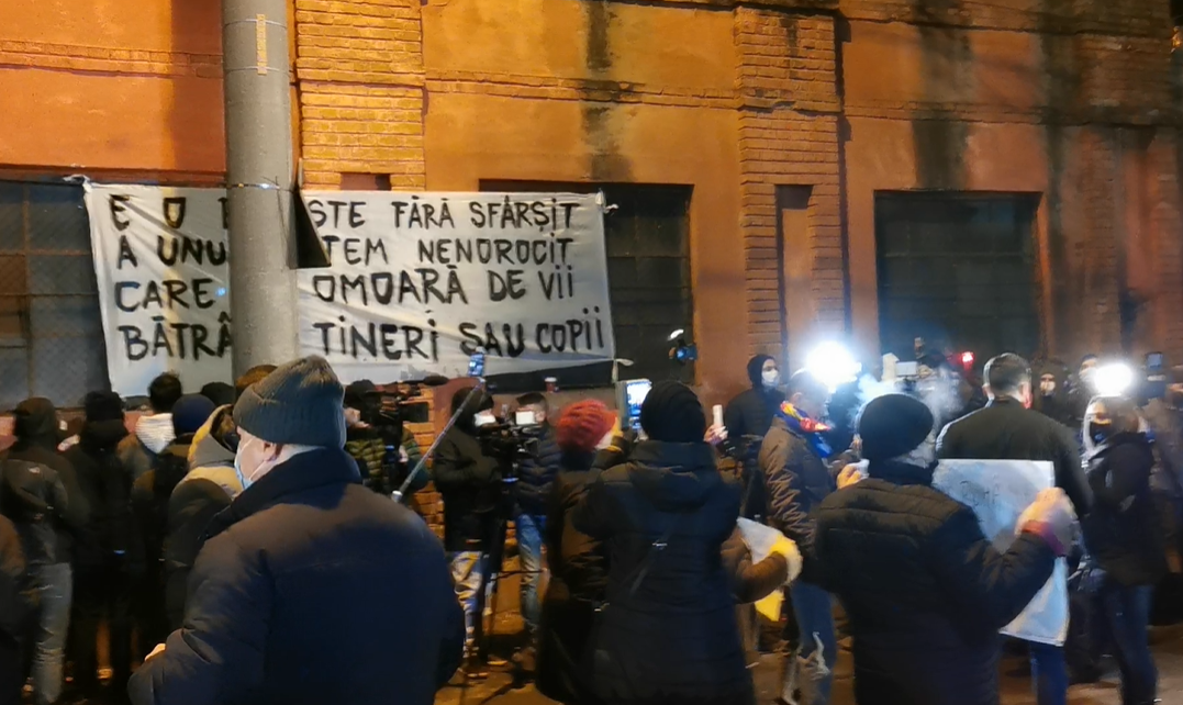 Un nou protest după tragedia de la Spitalul „Matei Balș”!