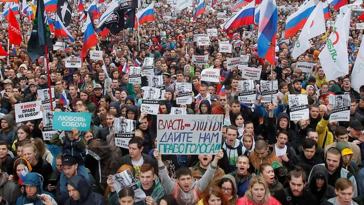 Proteste în Rusia! Locuitori din 25 de orașe au ieșit în stradă, cel puțin 519 de persoane au fost reținute – VIDEO