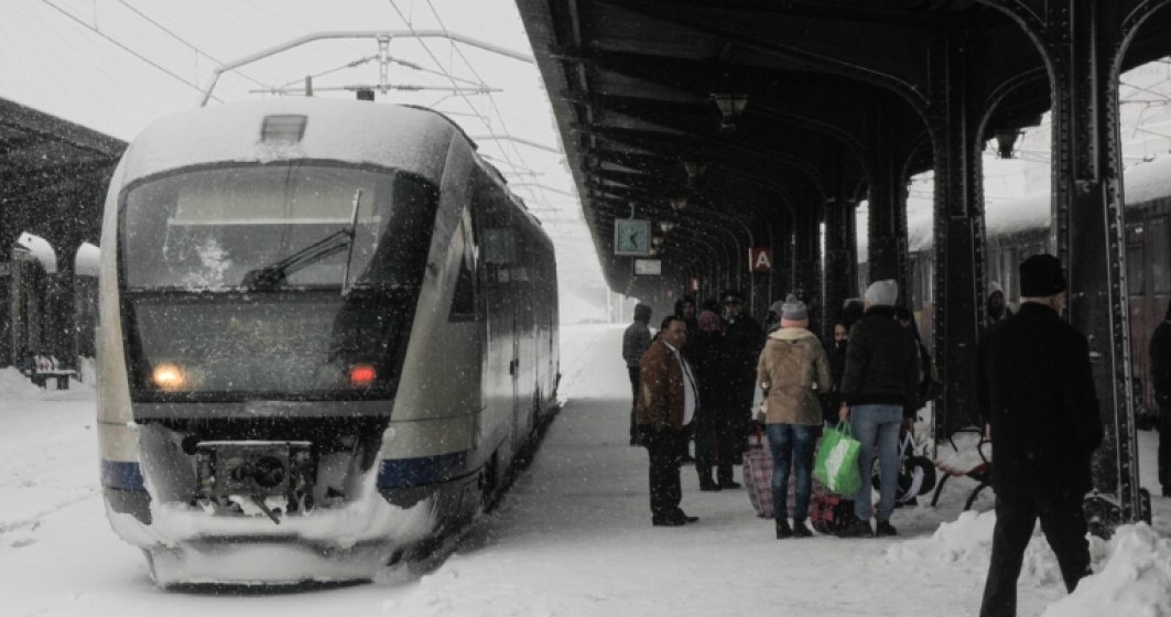 CFR anunță suspendarea mai multori trenuri din cauza avertizărilor meteorologice