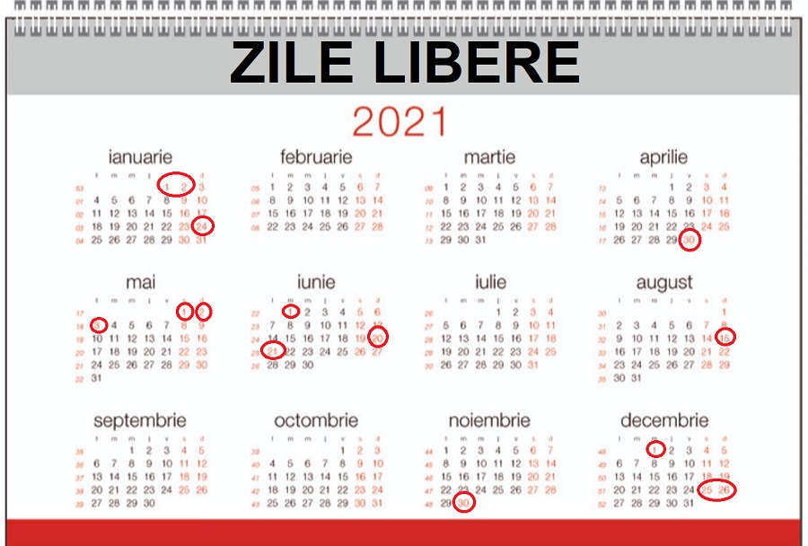 Zile libere 2021. Sărbători legale în România anul acesta. Calendarul complet al vacanțelor