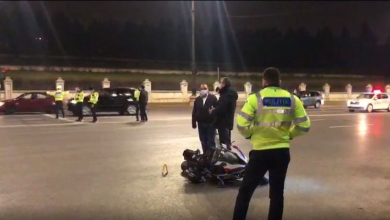Accident rutier în București. Un polițist a murit