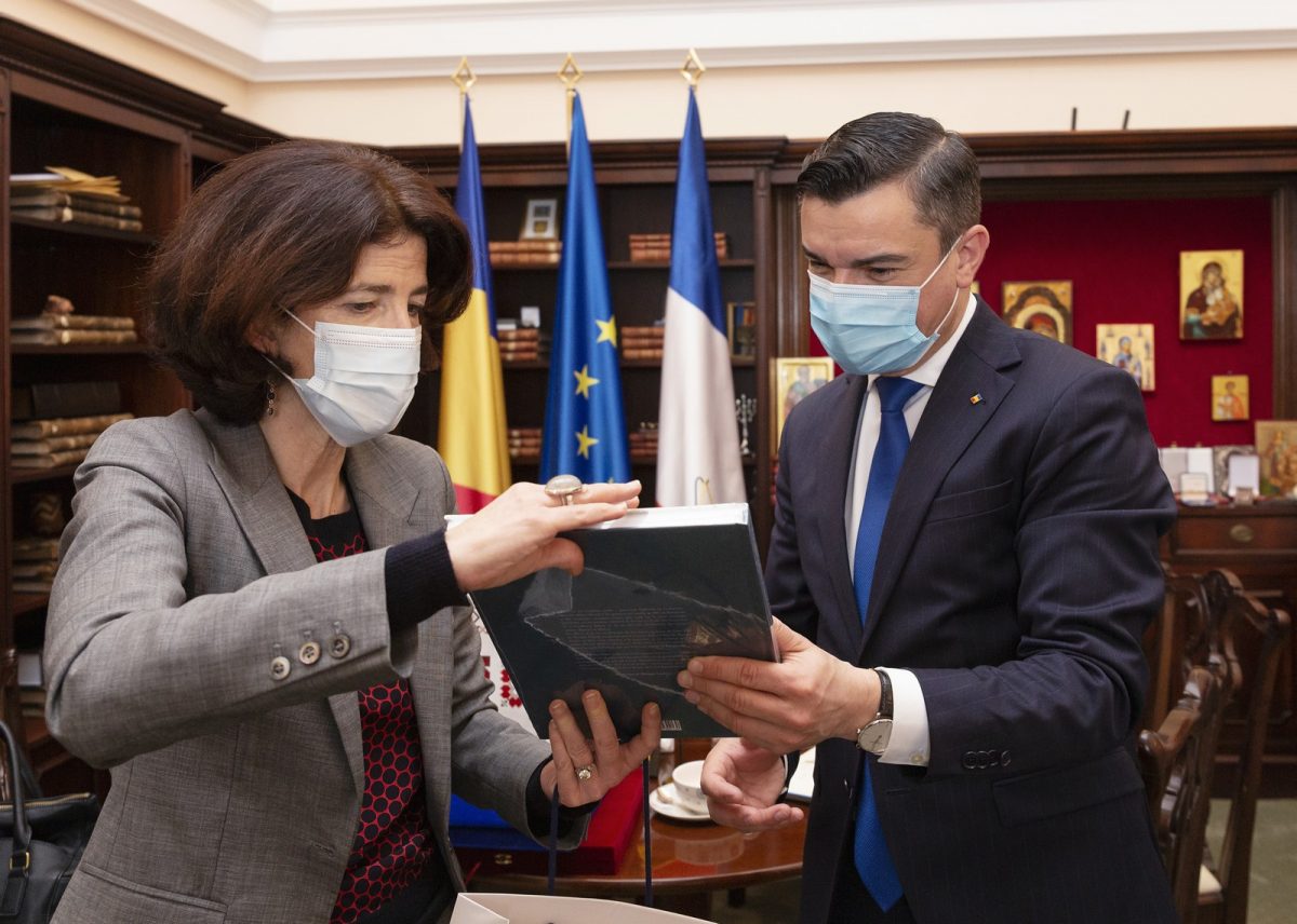 Primarul Mihai Chirica a avut o întrevedere oficială cu Ambasadorul Franței