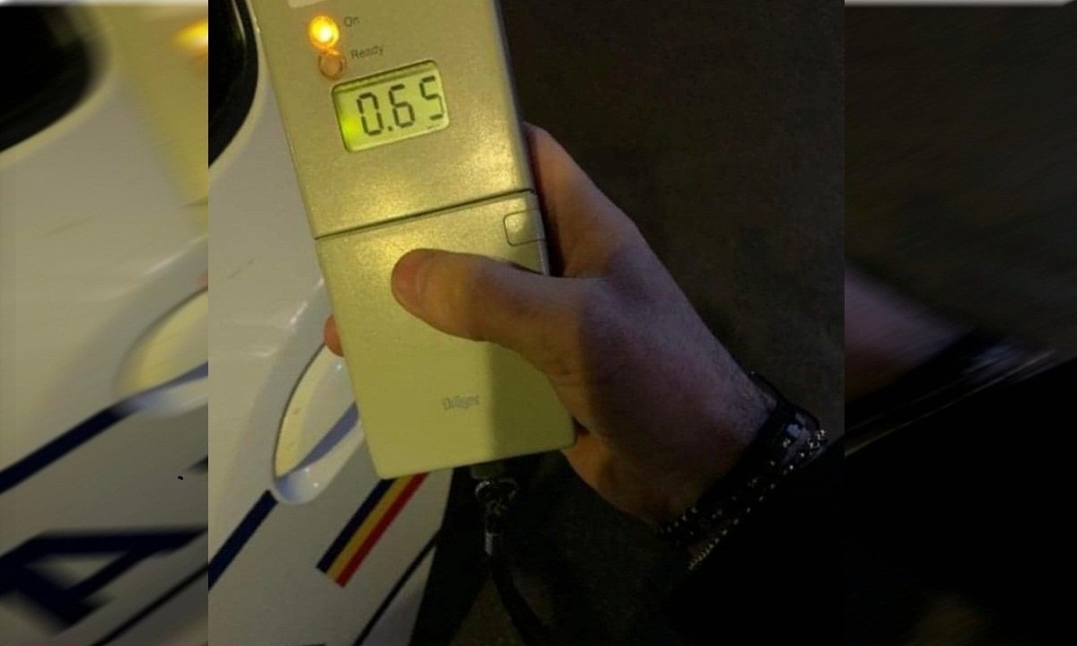 Coniacul i-a dat curaj. Ieșean, prins de polițiștii de frontieră la volan în stare de ebrietate – FOTO