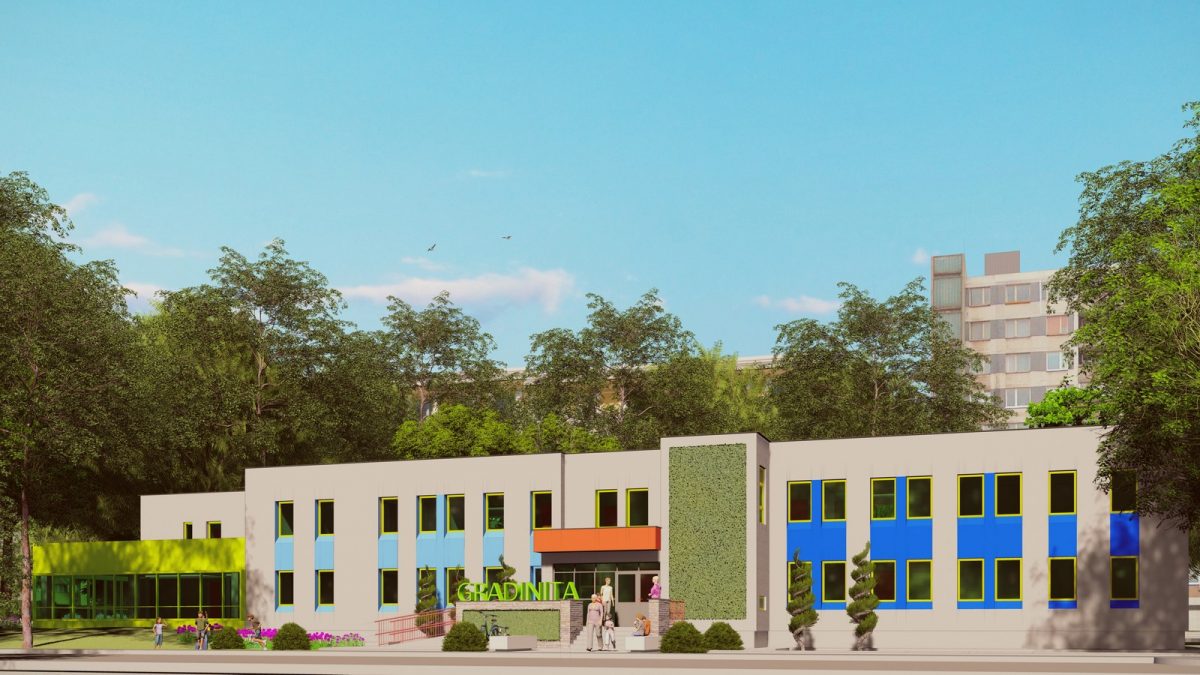 O nouă gradiniță în Copou pe locul fostei Policlinici. Iată imagini cu proiectul – FOTO