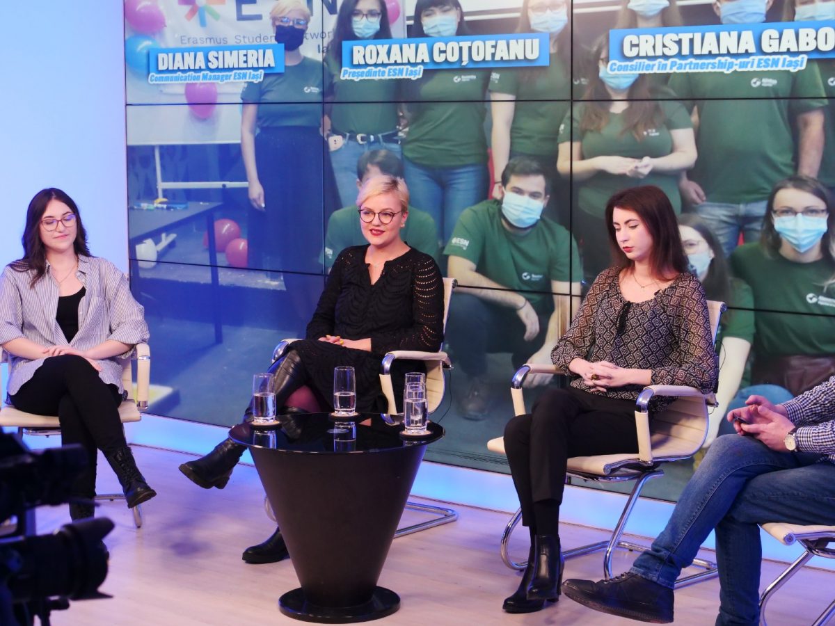 Reprezentanții Erasmus Student Network au discutat despre experiența de viață și culturală pentru studenții străini, misiunea organizației internaționale de studenți non-profit, dar și despre auto-dezvoltare, în Studioul BZI LIVE – FOTO/ VIDEO