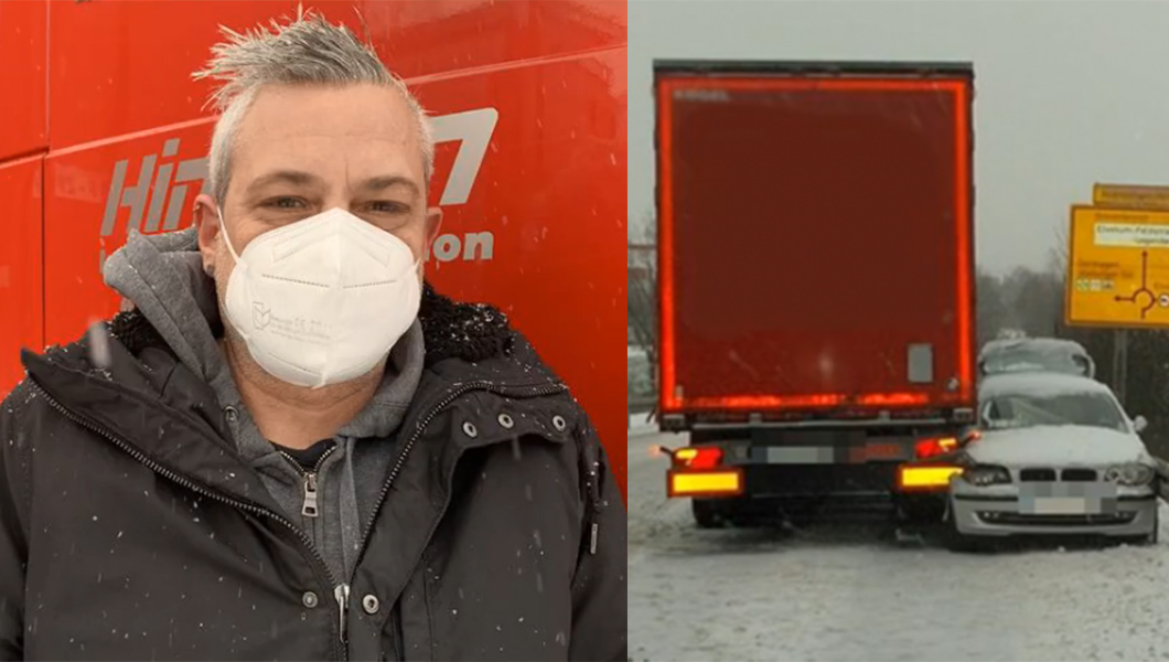 Un şofer român este erou în Germania după ce a evitat o tragedie