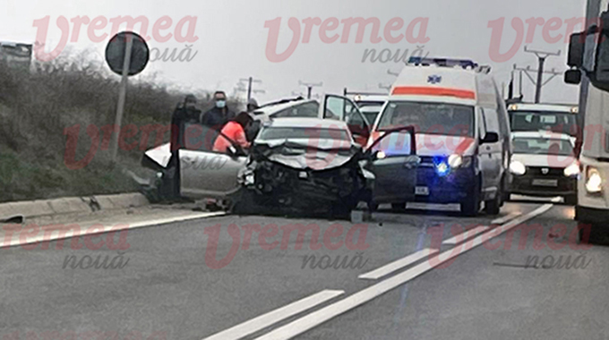 Accident rutier grav la Vaslui. S-a declanşat plan roşu de intervenţie, 5 persoane rănite