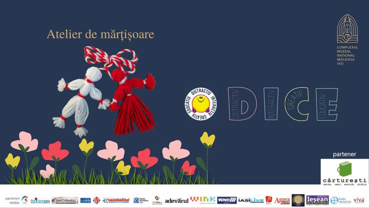 Ateliere de mărțișoare la Palatul Culturii din Iași