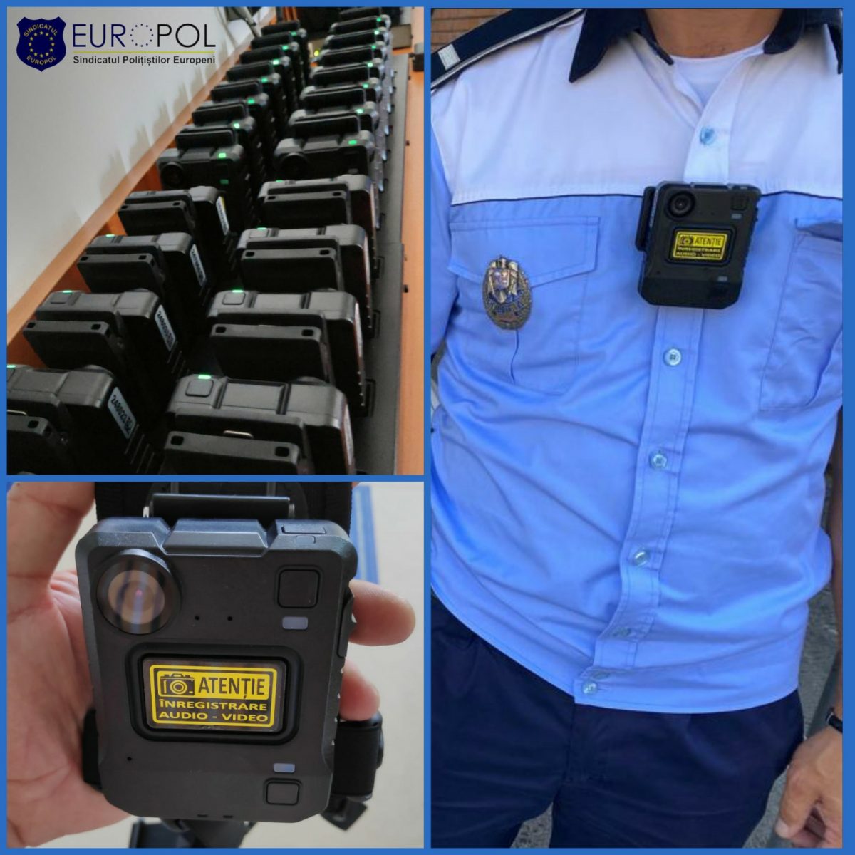 140 de dispozitive de tip body-cam, distribuite poliţiştilor ieşeni