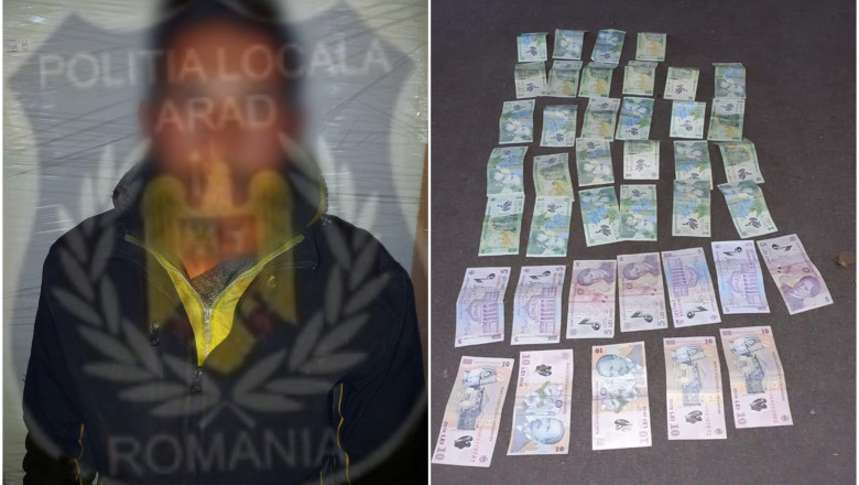 Zeci de oameni s-au revoltat după ce polițiștii arădeni au confiscat 113 lei de la un cerșetor