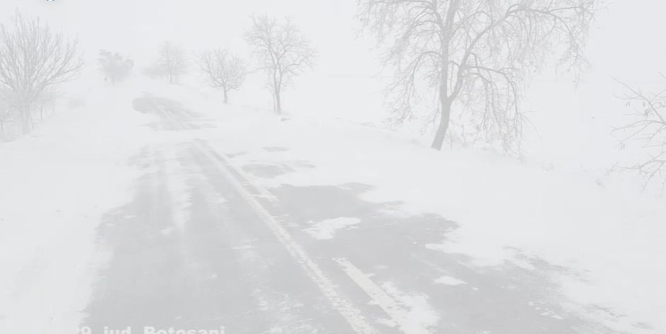 Cod galben de vreme rea în judeţul Iași! Autorităţile atrag atenţia asupra depunerii de polei