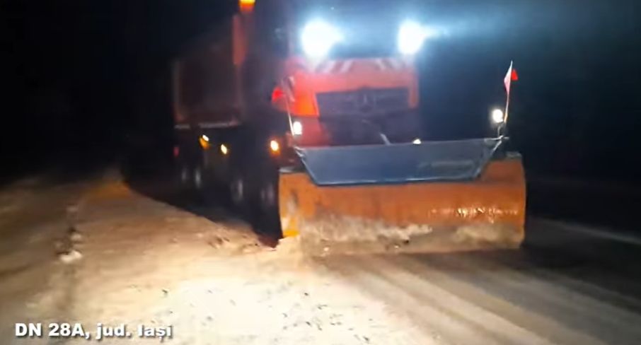 Viscol și ger în Moldova. Cum se circulă pe drumurile naționale – VIDEO