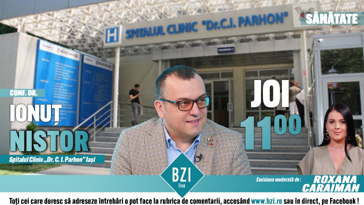 Intervențiile chirurgicale de transplant renal in plină pandemie. Dr. Ionuț Nistor discută la BZI LIVE despre situația transplantului renal și vaccinarea pacienților dializați